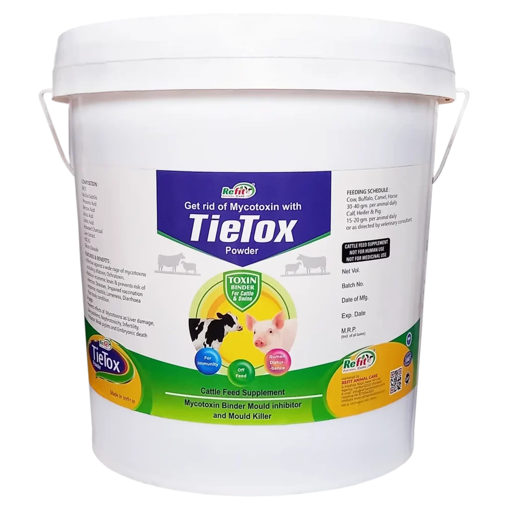 Tietox Powder Toxin Binder For Cattle Cow Buffalo In India