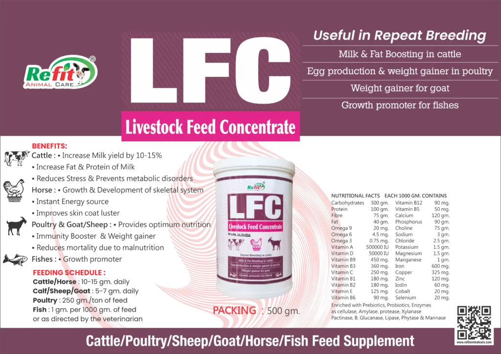 cattle feed concentrate