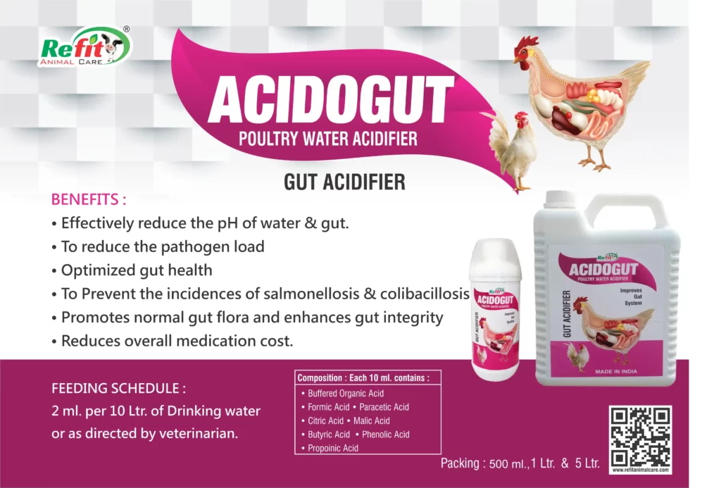 liquid water acidifier for poultry