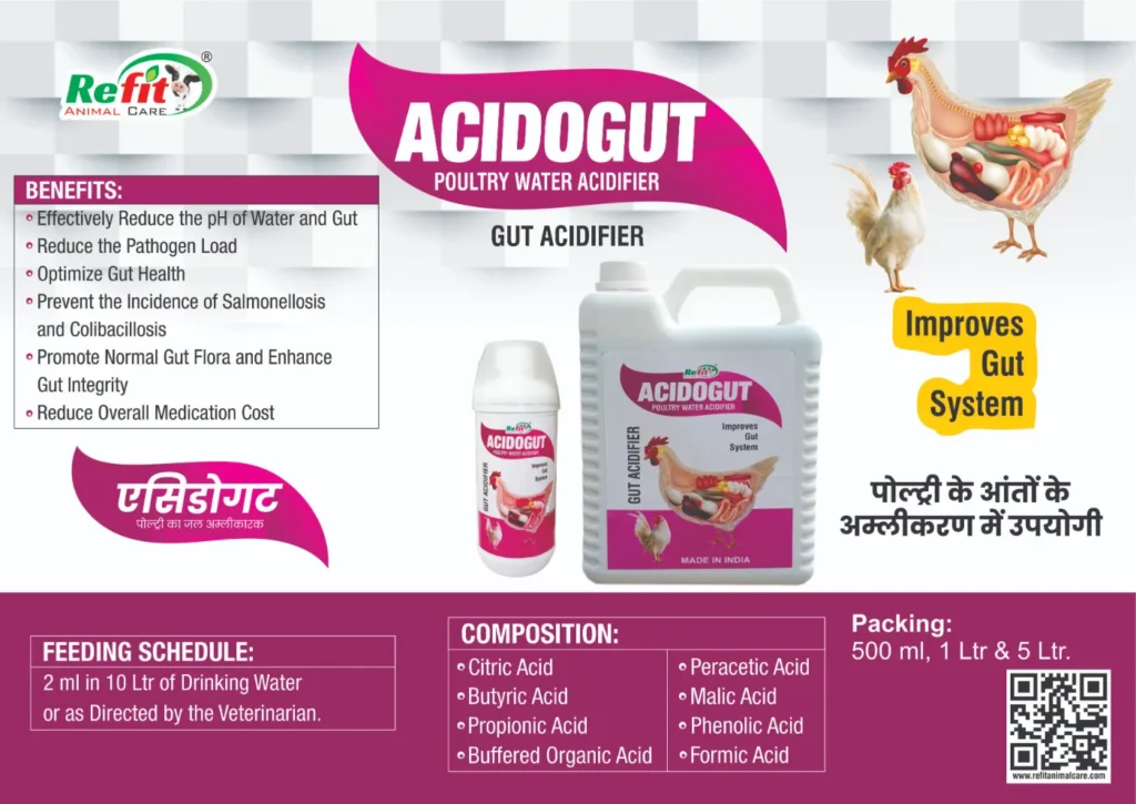 liquid water acidifier for poultry