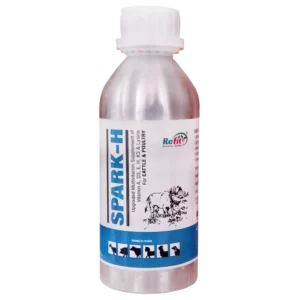 Veterinary Vitamin DOUBLE STAR-H With Double Power For Cattle, Cow,  Buffalo, Poultry & Livestock Animals-1 Litre : : Pet Supplies