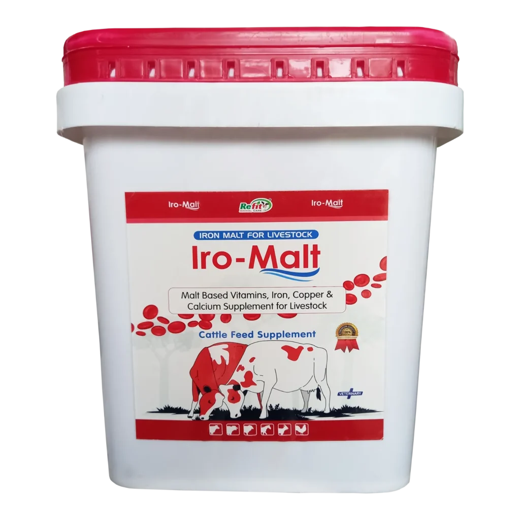 iron malt supplement for livestock