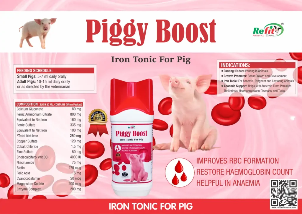 iron tonic for pigs