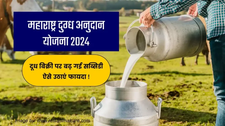 महाराष्ट्र दुग्ध अनुदान योजना 2024