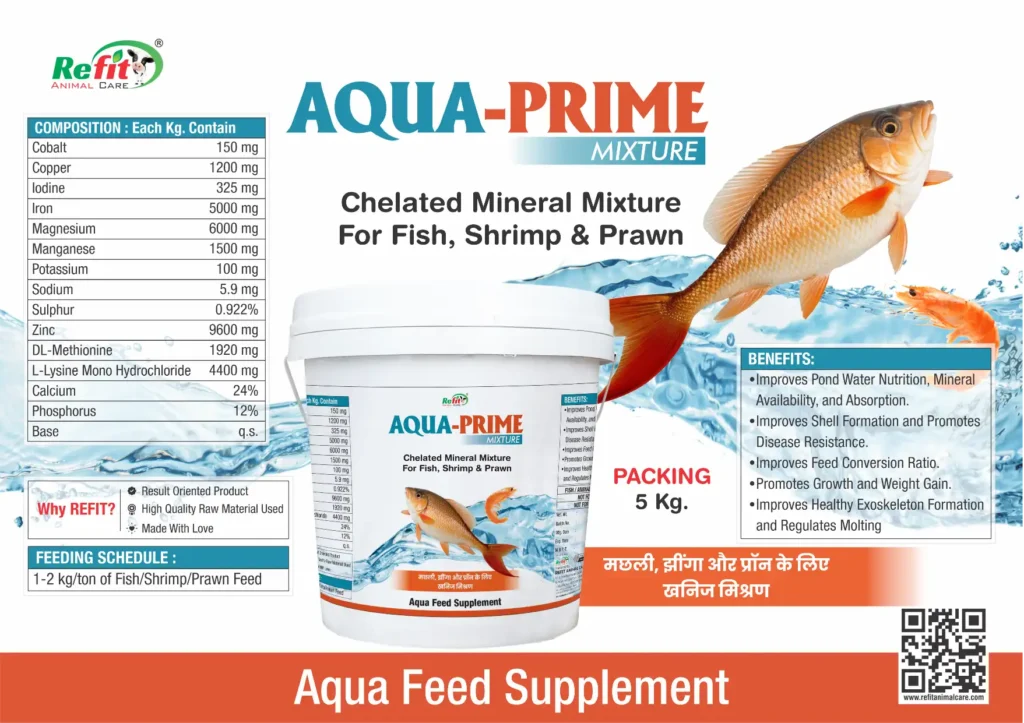 mineral mixture for fish and shrimp prawn