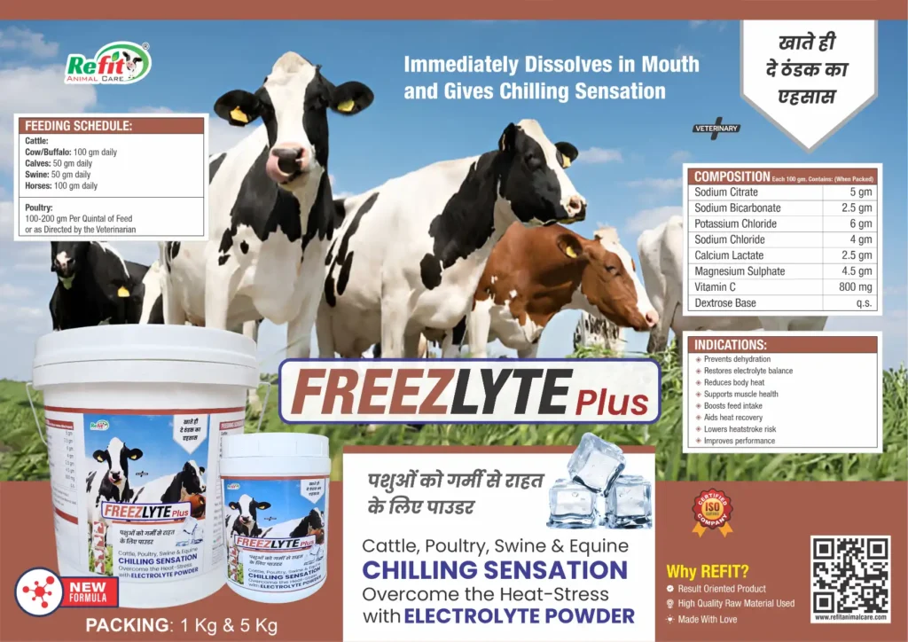 electrolyte powder for livestock animals